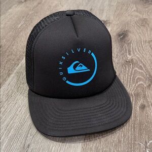 Quiksilver Black and Blue Men's Swim Hat